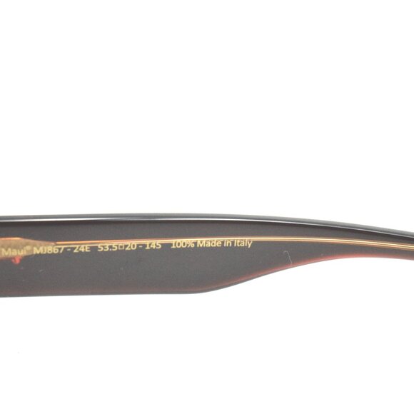 Maui Jim Ekolu Mj 867-24E Brown Red, Tan / Dual Mirror Gold to Silver Polazized main image 5